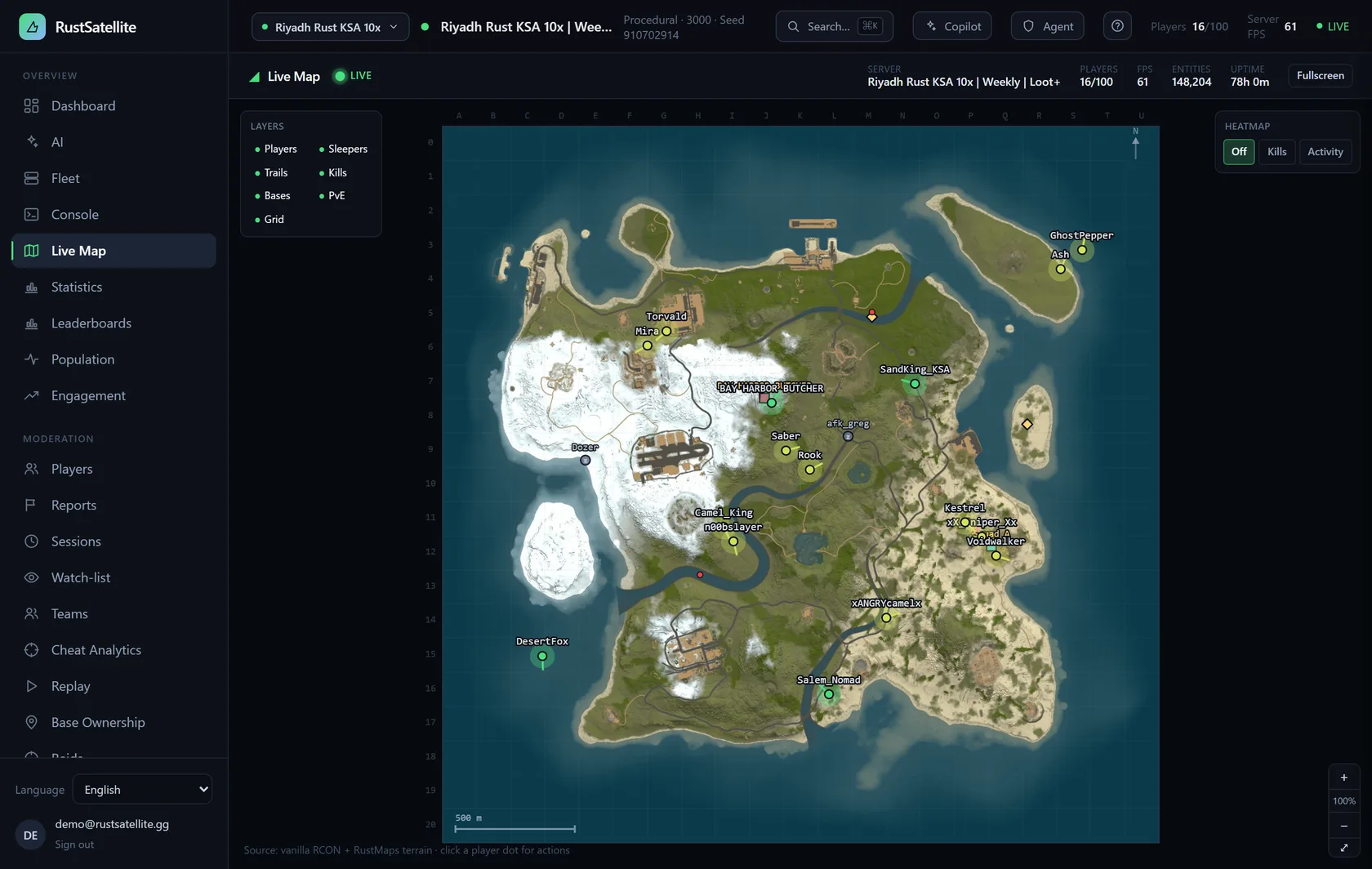 Captura de Mapa táctico en vivo